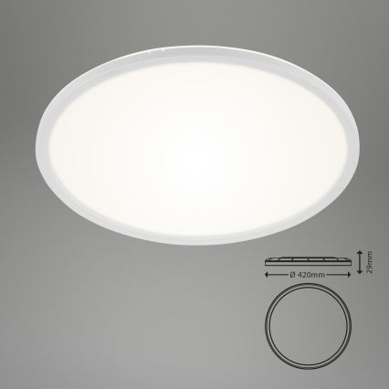 Briloner 7157-416 - LED Stropní svítidlo SLIM LED/22W/230V pr. 42 cm