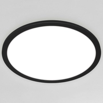 Briloner 7168-015 - LED Stmívatelné stropní svítidlo PIATTO LED/22W/230V 3000-6500K pr. 40 cm černá + dálkové ovládání