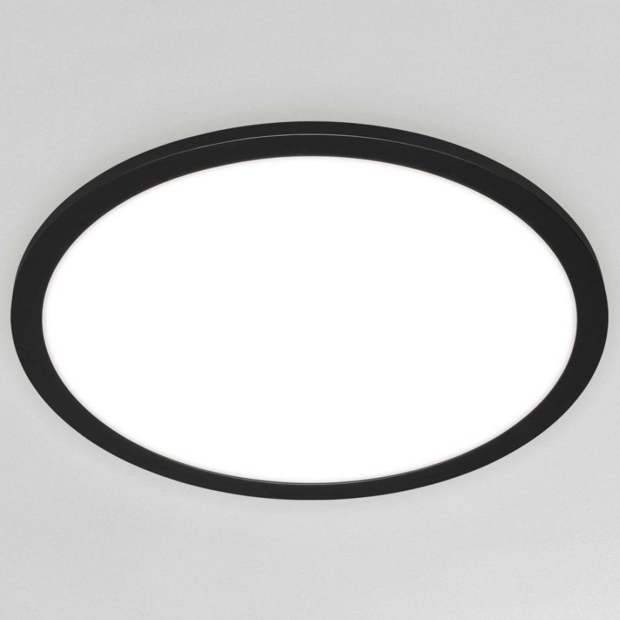 Briloner 7168-015 - LED Stmívatelné stropní svítidlo PIATTO LED/22W/230V 3000-6500K pr. 40 cm černá + dálkové ovládání