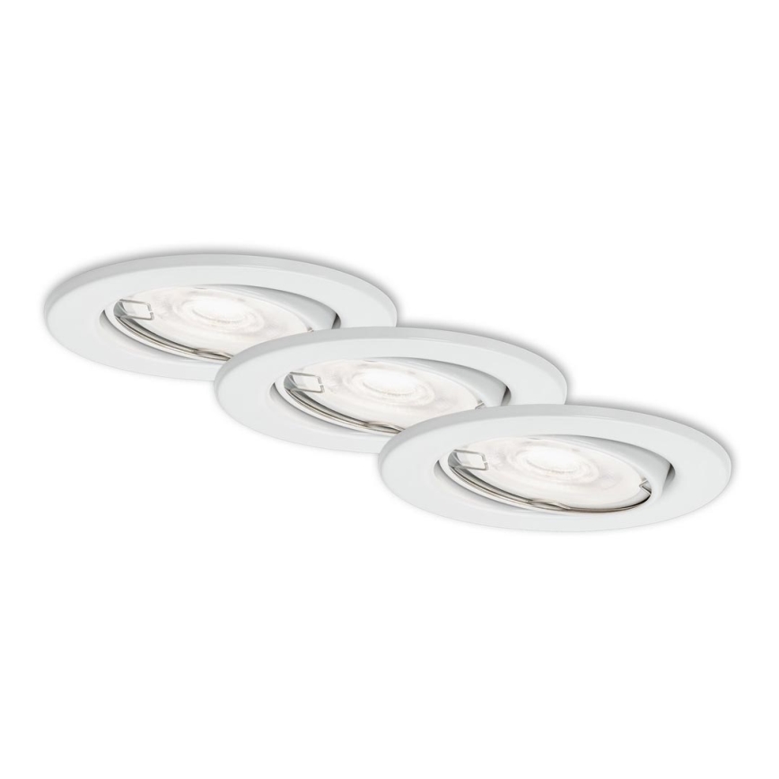 Briloner 7182-036 - SADA 3xLED Stmívatelné koupelnové svítidlo 1xGU10/5W/230V IP23