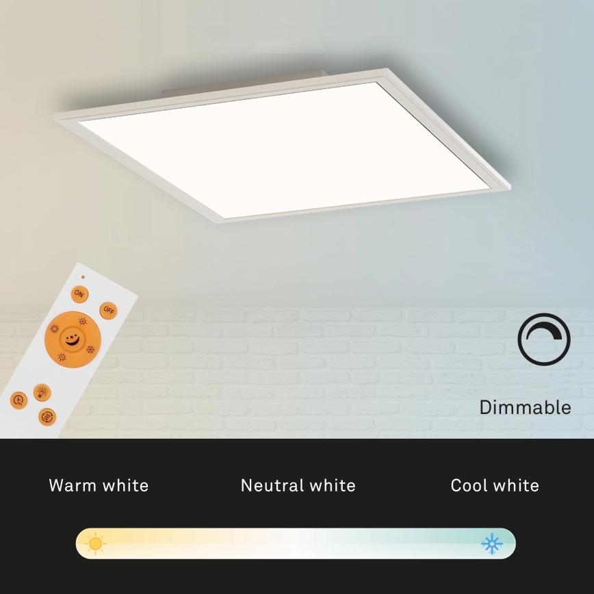 Briloner 7194-016 - LED Stmívatelné stropní svítidlo SIMPLE LED/18W/230V 3000-6500K + dálkové ovládání