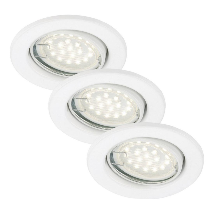 Briloner 7208-036 - SADA 3xLED Podhledové svítidlo ATTACH 3xGU10/5W/230V