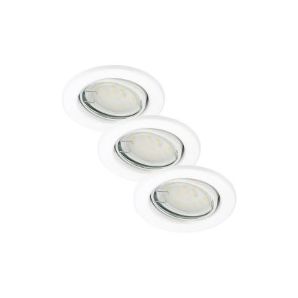 Briloner 7208-036 - SADA 3xLED Podhledové svítidlo ATTACH 3xGU10/5W/230V