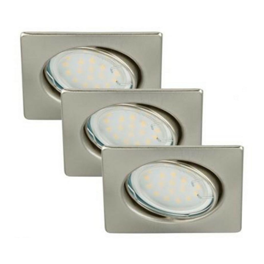 Briloner 7213-032 - SADA 3xLED Podhledové svítidlo ATTACH 1xGU10/3W/230V