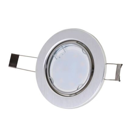 Briloner 7221-039 - SADA 3x LED Koupelnové podhledové svítidlo 1xGU10/3W/230V IP23 stříbrná