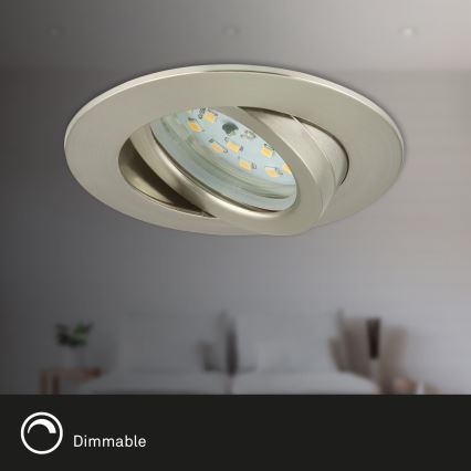 Briloner 7232-032 - SADA 3x LED Stmívatelné koupelnové podhledové svítidlo ATTACH LED/5,5W/230V IP23
