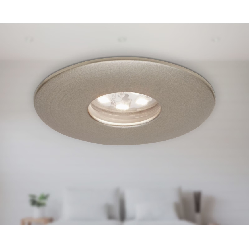 Briloner 7240-032 - SADA 3x LED Koupelnové podhledové svítidlo ATTACH LED/1,8W/230V IP44 matný chrom