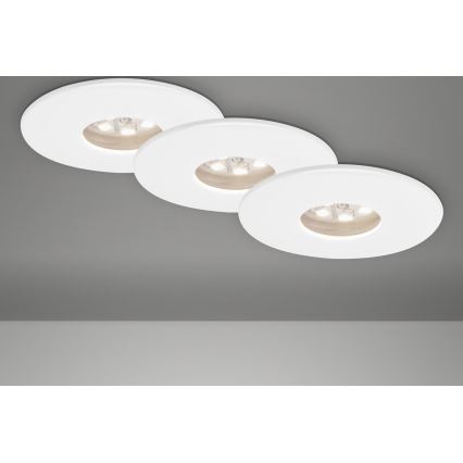 Briloner 7240-036 -SADA 3x LED Koupelnové podhledové svítidlo ATTACH LED/1,8W/230V IP44 bílá