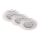 Briloner 7257-039 - SADA 3x LED Koupelnové podhledové svítidlo ATTACH LED/4,5W/230V IP44