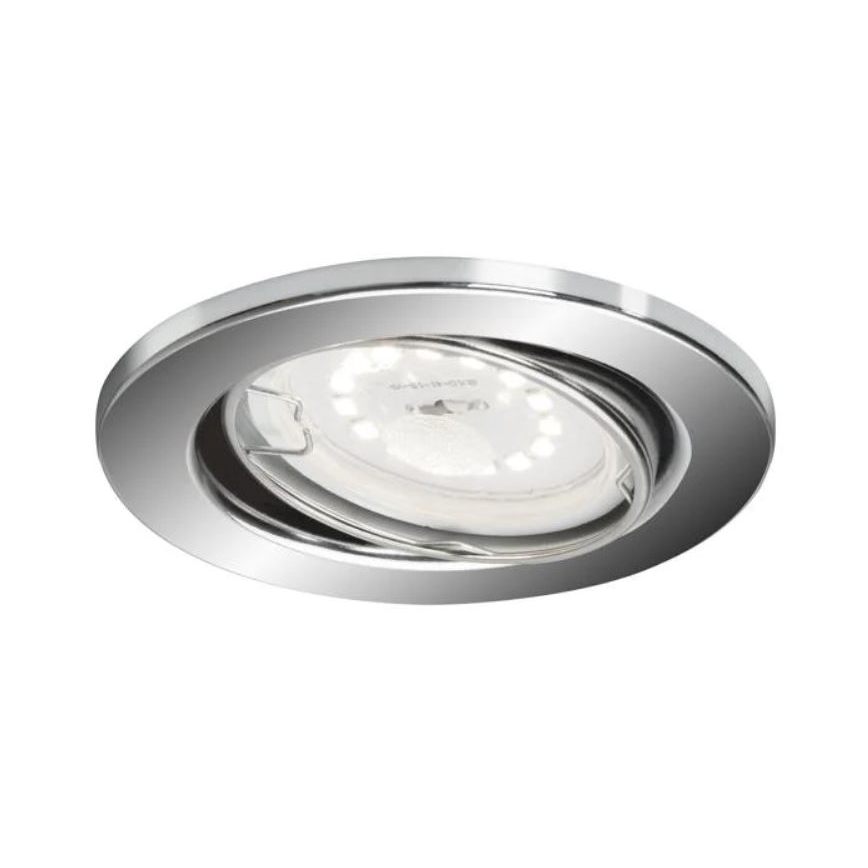 Briloner 7277-038 - SADA 3x LED Stmívatelné koupelnové podhledové svítidlo 1xGU10/5W/230V IP23