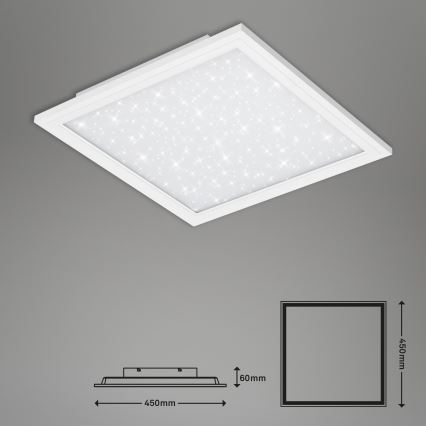Briloner 7302-016 - LED Stmívatelné stropní svítidlo STARRY SKY LED/23W/230V 3000-6000K + dálkové ovládání