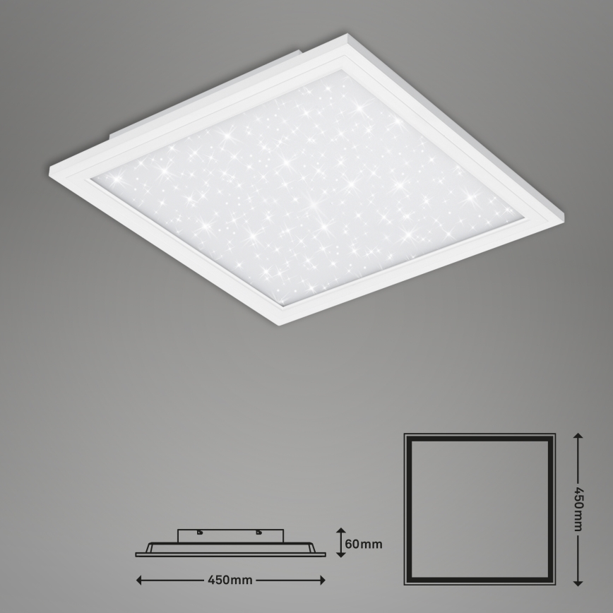 Briloner 7302-016 - LED Stmívatelné stropní svítidlo STARRY SKY LED/23W/230V 3000-6000K + dálkové ovládání