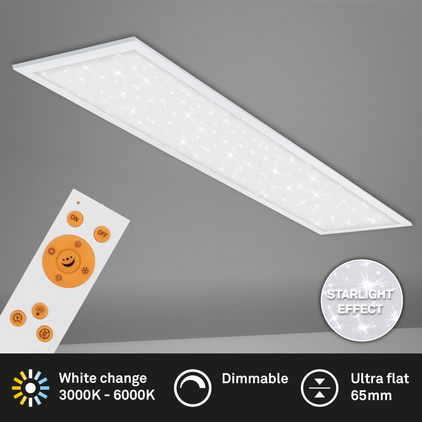 Briloner 7304-016 - LED Stmívatelné stropní svítidlo STARRY SKY LED/36W/230V 3000-6000K + dálkové ovládání