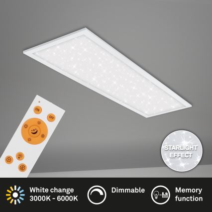 Briloner 7308-016 - LED Stmívatelné stropní svítidlo STARRY SKY LED/24W/230V 3000-6000K + dálkové ovládání