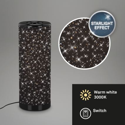 Briloner 7334-015 - LED Stolní lampa STARRY SKY 1xGU10/5W/230V černá