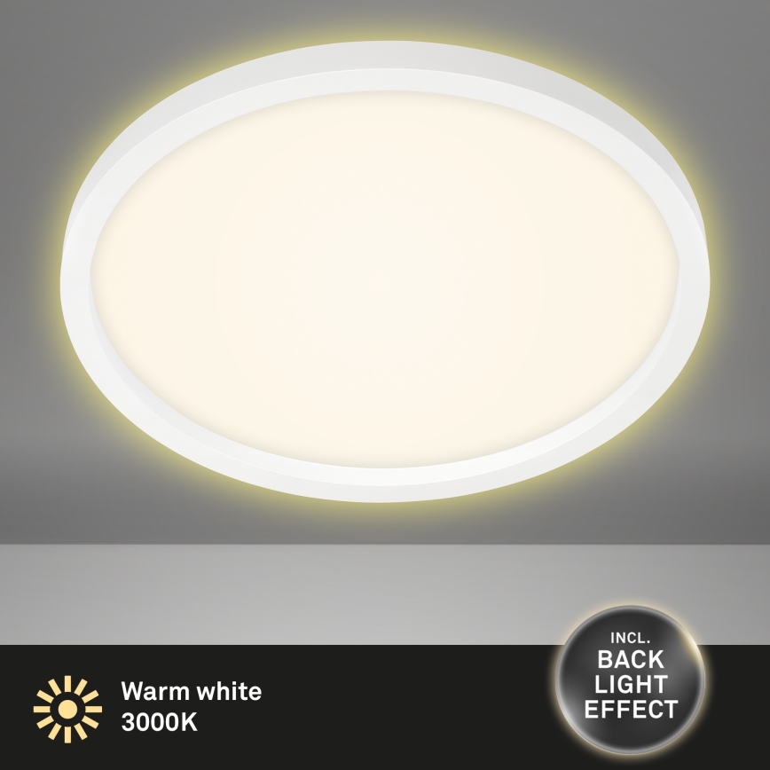 Briloner 7363-016 - LED Stropní svítidlo CADRE LED/22W/230V pr. 42,5 cm bílá