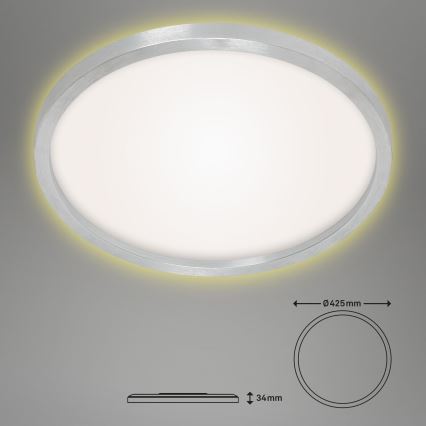 Briloner 7363-019 - LED Stropní svítidlo CADRE LED/22W/230V pr. 42,5 cm