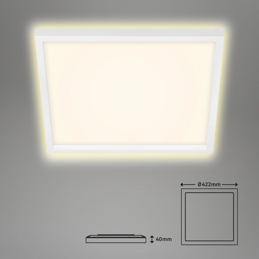 Briloner 7364-016 - LED Stropní svítidlo CADRE LED/22W/230V 42,2x42,2 cm bílá