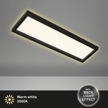 Briloner 7365-015 - LED Stropní svítidlo CADRE LED/22W/230V 58,2x20,2 cm černá