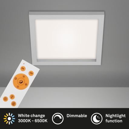 Briloner 7370-014 - LED Stmívatelné stropní svítidlo LED/18W/230V 3000-6500K + dálkové ovládání