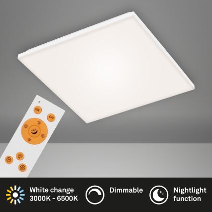 Briloner 7378-116 - LED Stmívatelné stropní svítidlo FRAMELESS LED/24W/230V 3000-6500K + dálkové ovládání