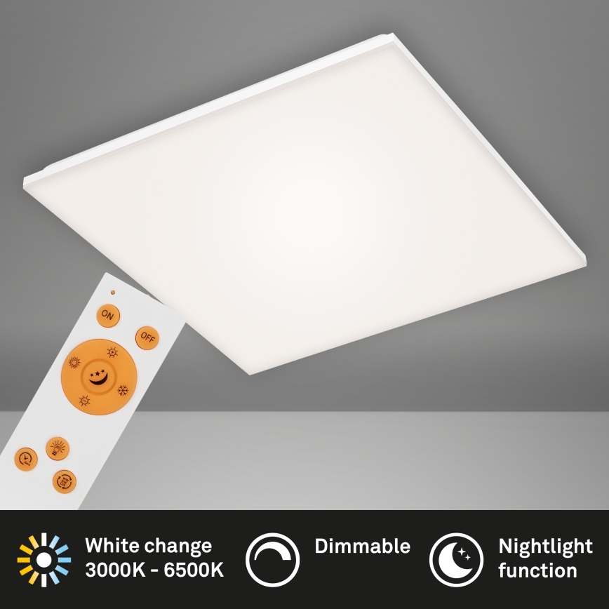 Briloner 7378216 - LED Stmívatelný panel LED/38W/230V 3000-6500K + dálkové ovládání