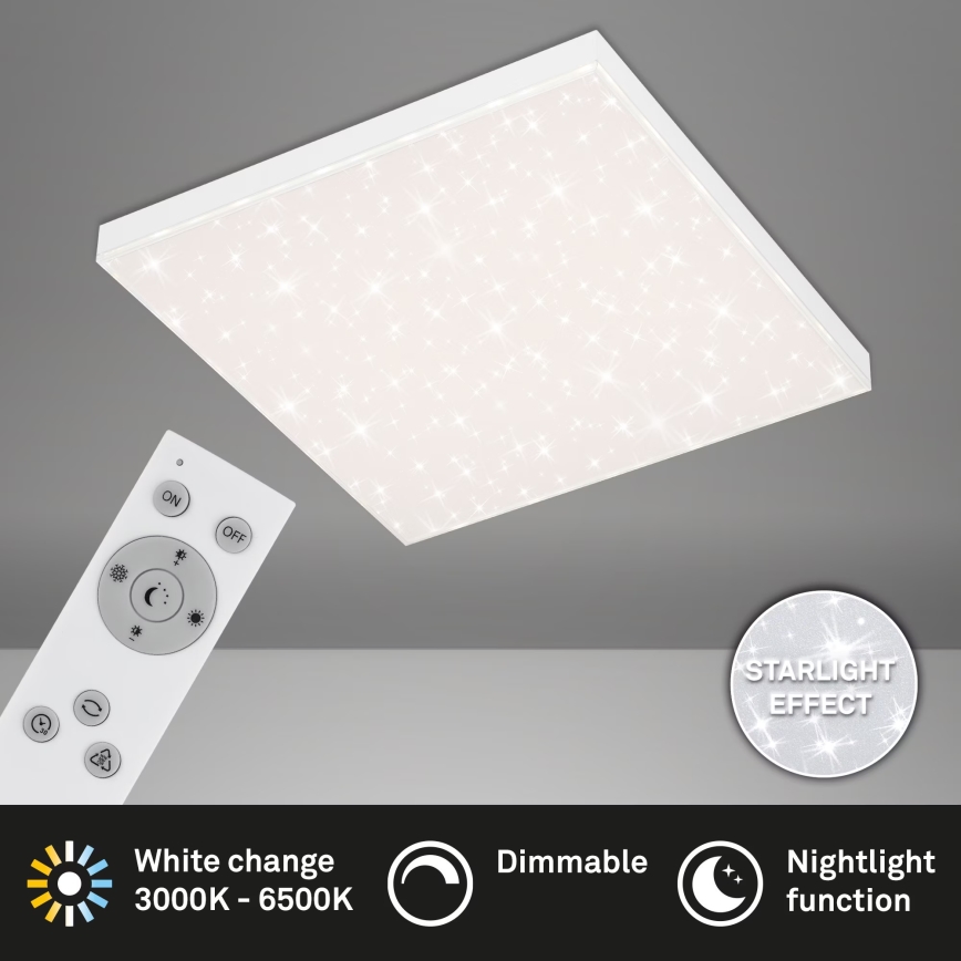 Briloner 7381-116 - LED Stmívatelné stropní svítidlo STARRY SKY LED/24W/230V 3000-6500K + dálkové ovládání