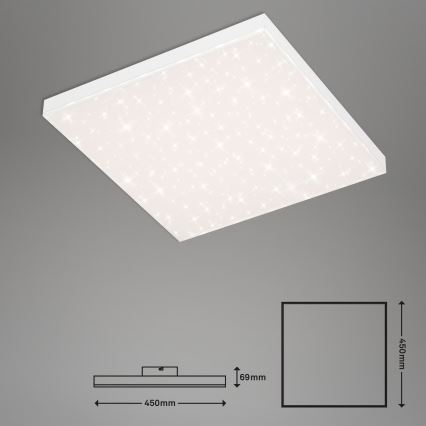 Briloner 7381-116 - LED Stmívatelné stropní svítidlo STARRY SKY LED/24W/230V 3000-6500K + dálkové ovládání