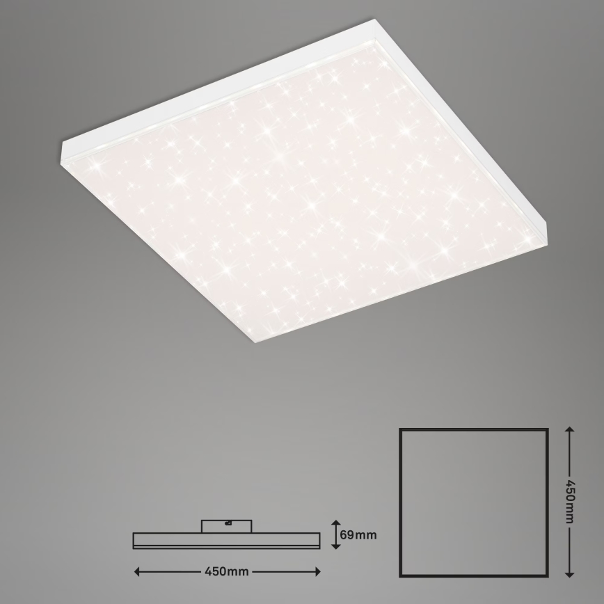 Briloner 7381-116 - LED Stmívatelné stropní svítidlo STARRY SKY LED/24W/230V 3000-6500K + dálkové ovládání