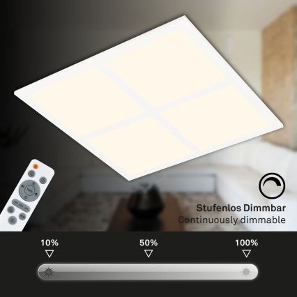 Briloner 7387-016 - LED RGBW Stmívatelné stropní svítidlo LED/24W/230V 3000-6500K + dálkové ovládání