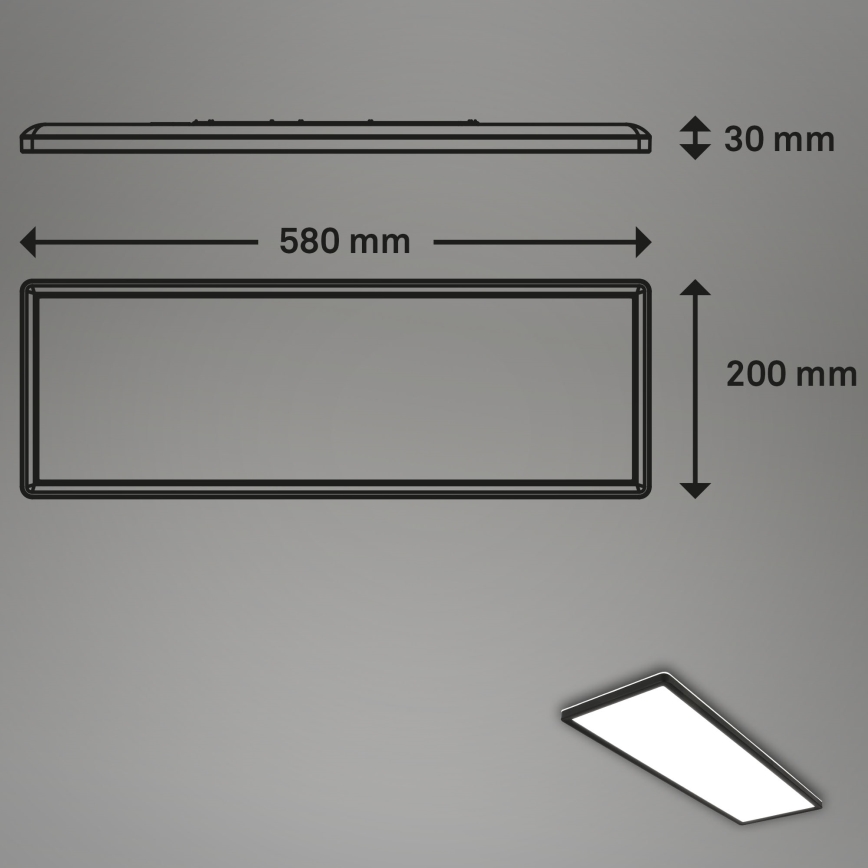 Briloner 7402-415 - LED Stropní svítidlo SLIM LED/22W/230V