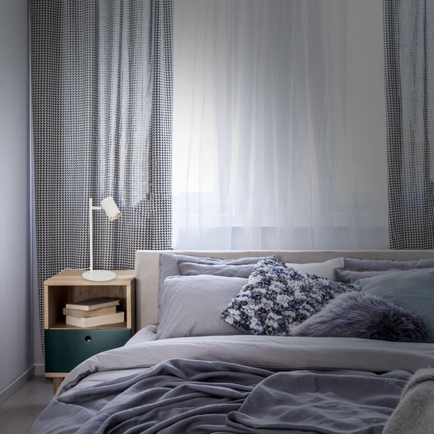 Briloner 7408-016 - Stolní lampa RETRO 1xGU10/9W/230V bílá