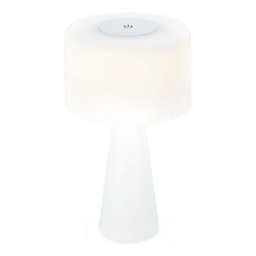Briloner 7420016 - LED Stmívatelná nabíjecí dotyková venkovní stolní lampa LED/4W/5V IP44 3000K bílá