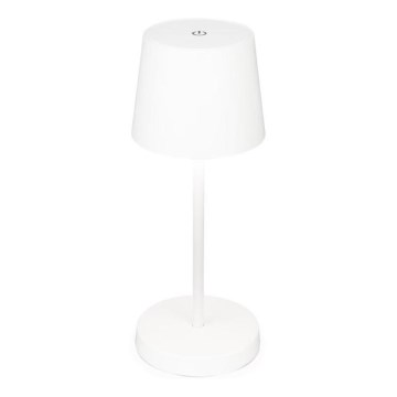 Briloner 7423016 - LED Stmívatelná nabíjecí venkovní stolní lampa LED/2,6W/5V IP44 bílá
