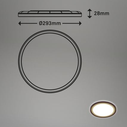 Briloner 7454-417 - LED Stropní svítidlo DECO LED/18W/230V