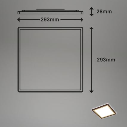 Briloner 7457-417 - LED Stropní svítidlo DECO LED/18W/230V