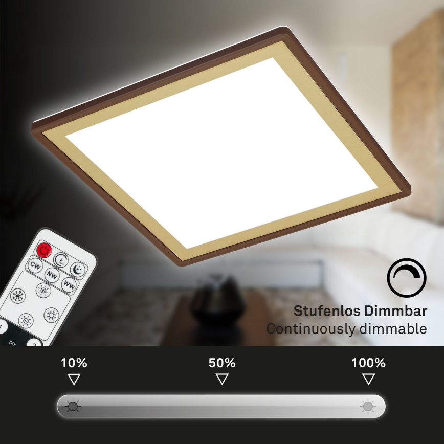 Briloner 7459-417 - LED Stmívatelné stropní svítidlo DECO LED/24W/230V 2700-6500K + dálkové ovládání