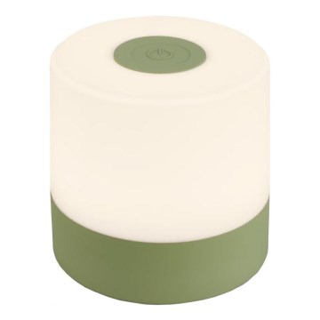 Briloner 7461019 - LED Stmívatelná nabíjecí venkovní stolní lampa LED/2W/5V IP44 zelená