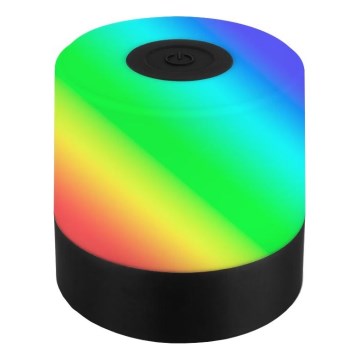 Briloner 7462015 - LED RGB Nabíjecí venkovní stolní lampa LED/1,5W/5V IP44 černá