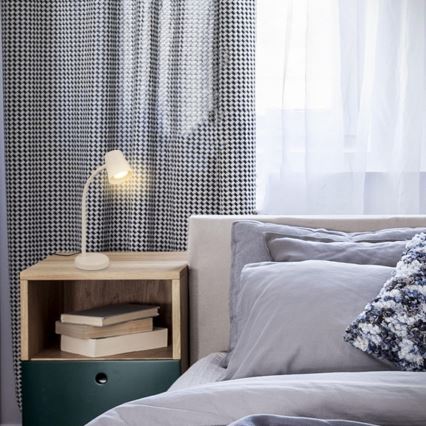 Briloner 7476-011 - Stolní lampa SKRIVA 1xGU10/9W/230V béžová