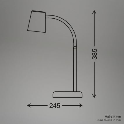 Briloner 7476-011 - Stolní lampa SKRIVA 1xGU10/9W/230V béžová