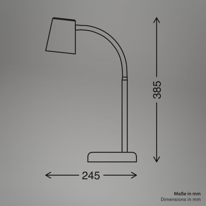 Briloner 7476-011 - Stolní lampa SKRIVA 1xGU10/9W/230V béžová
