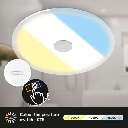 Briloner 7482019 - LED Koupelnové podhledové svítidlo LED/14W/230V 3000/4000/6500K IP44 bílá