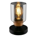 Briloner 7486015 - Stolní lampa 1xE27/10W/230V černá