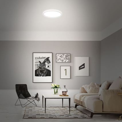 Briloner 7494016 - LED RGBW Stmívatelné stropní svítidlo SMART LED/22W/230V 4000K pr. 42 cm Wi-Fi Tuya + dálkové ovládání