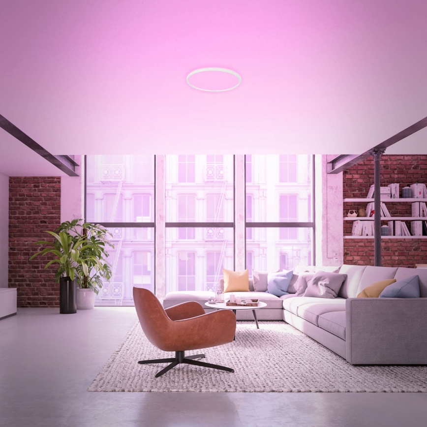 Briloner 7494016 - LED RGBW Stmívatelné stropní svítidlo SMART LED/22W/230V 4000K pr. 42 cm Wi-Fi Tuya + dálkové ovládání