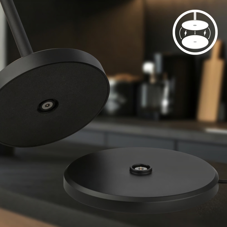 Briloner 7521015 - LED Stmívatelná venkovní nabíjecí stolní lampa SIGO LED/2,5W/5V IP44 2600 mAh černá