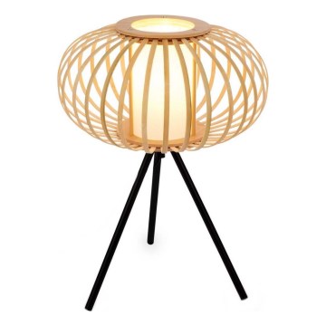 Briloner 7759011 - Stolní lampa 1xE27/10W/230V bambus
