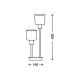 Briloner 7810-022 - Stolní lampa 2xE14/5,5W/230V