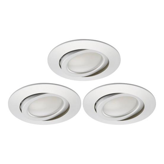 Briloner 8309-039 - SADA 3x LED Stmívatelné koupelnové podhledové svítidlo LED/5W/230V IP23